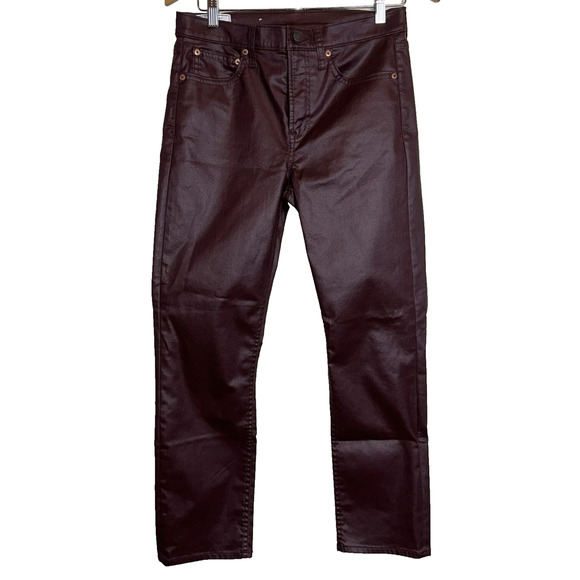 & Other Stories Pants - NWT GAP Mid Rise Vintage Slim Faux Leather Pants Brown Sz 2x26 R